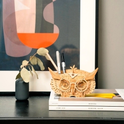 Puzzle 3D - Organizer Sowa